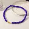 Wholesale Geometric Acrylic And Stainless Steel Gold Plated Ochain Pendant Necklace For Women