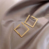 Wholesale Geometric Alloy Earrings With 925 Silver Needles And Electroplating Treatment For Women Simple Fashion Temperament