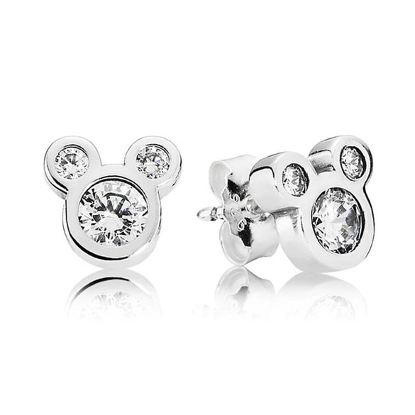 Wholesale Geometric Alloy Electroplated Lion Cartoon Asymmetric Cz Earrings For Women And Kids