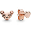 Wholesale Geometric Alloy Electroplated Lion Cartoon Asymmetric Cz Earrings For Women And Kids