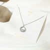 Wholesale Geometric Alloy Pendant Necklace With Snake Bone Chain For Women