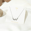 Wholesale Geometric Alloy Pendant Necklace With Snake Bone Chain For Women