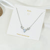Wholesale Geometric Alloy Pendant Necklace With Snake Bone Chain For Women
