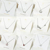 Wholesale Geometric Alloy Pendant Necklace With Snake Bone Chain For Women