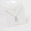 Wholesale Geometric Alloy Pendant Necklace With Snake Bone Chain For Women