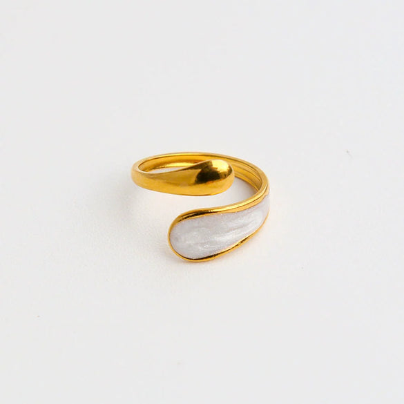 Wholesale Geometric And Heart Shape Electroplated Stainless Steel Ring For Women And Men