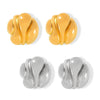 Wholesale Geometric Asymmetric Design 316L Stainless Steel Earrings With Electroplating For Women