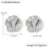 Wholesale Geometric Asymmetric Design 316L Stainless Steel Earrings With Electroplating For Women