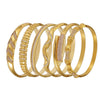 Wholesale Geometric Bamboo Zircon Bracelet Stainless Steel 18K Gold Plated Electroplated For Office Ladies