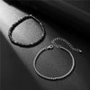 Wholesale Geometric Blackstone Elastic Handmade Unisex Bracelet