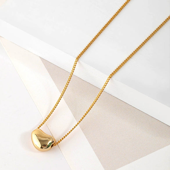 Wholesale Geometric Brass Copper Electroplating Allmatch Necklace