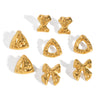 Wholesale Geometric Butterfly Triangle Stainless Steel Earrings For Women With Pvd Furnace Vacuum Real Gold Plating High End Elegant Cool Style