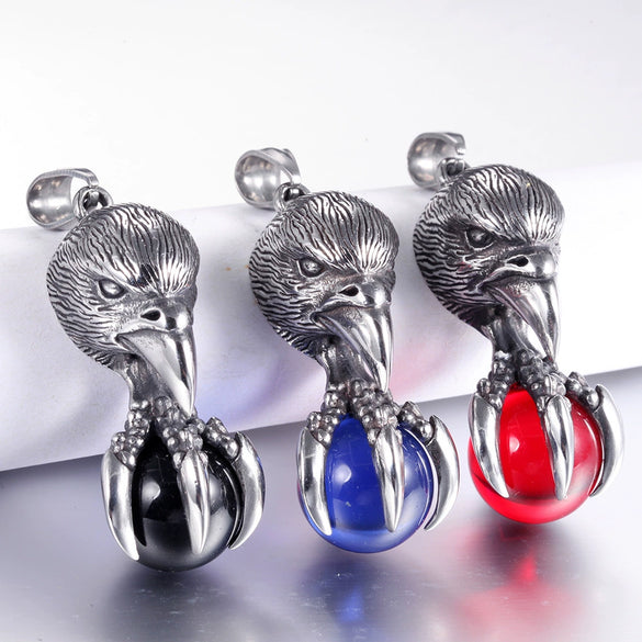 Wholesale Geometric Casting Stainless Steel Bird Pendant Necklace For Men And Women