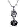 Wholesale Geometric Casting Stainless Steel Bird Pendant Necklace For Men And Women