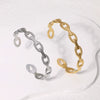 Wholesale Geometric Chain Titanium Steel And Stainless Steel Bracelet With Electroplating Treatment High Grade And Non Fading