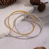 Wholesale Geometric Circle Diamondencrusted Electroplated Stainless Steel Bracelet For Women
