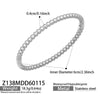 Wholesale Geometric Circle Oildrip Zircon Inlaid Shell Pearl Stainless Steel 18K Goldplated Bracelet Set Accessories
