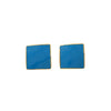 Wholesale Geometric Colorful Enamel Goldplated Stainless Steel Earrings For Women