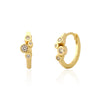 Wholesale Geometric Combination Diamond Earrings S925 Silver Electroplated For Women