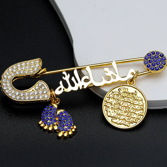 Wholesale Geometric Copper Dripping Oil Small Feet Brooch For Women Clothing Accessories