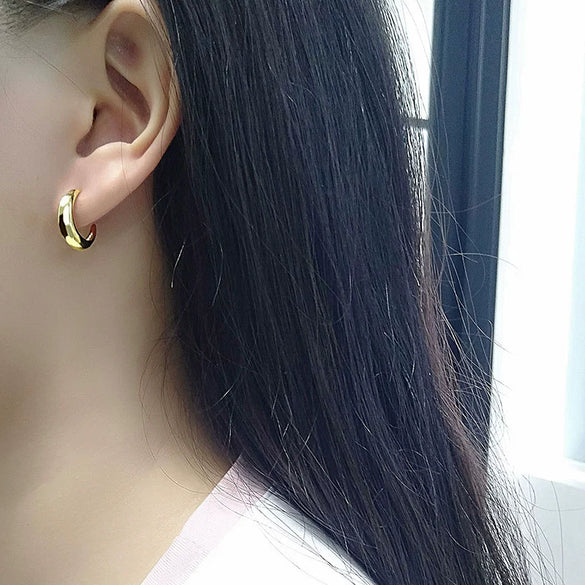 Wholesale Geometric Copper Earrings With Electroplating Process