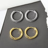 Wholesale Geometric Copper Earrings With Electroplating Process