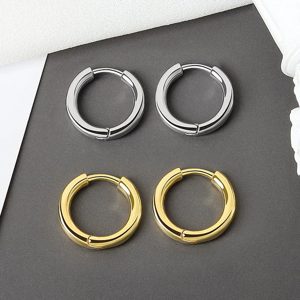 Wholesale Geometric Copper Earrings With Electroplating Process