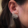 Wholesale Geometric Copper Earrings With Zirconia Design Women's Light Luxury Fashion Accessories