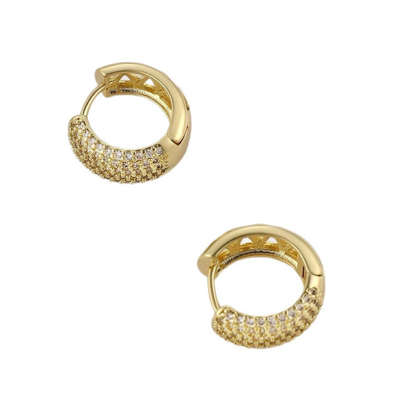 Wholesale Geometric Copper Electroplated Piercing Earrings Jewelry For Women