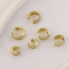 Wholesale Geometric Copper Electroplated Piercing Earrings Jewelry For Women