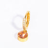 Wholesale Geometric Copper Inlaid Rhinestone Earrings For Women