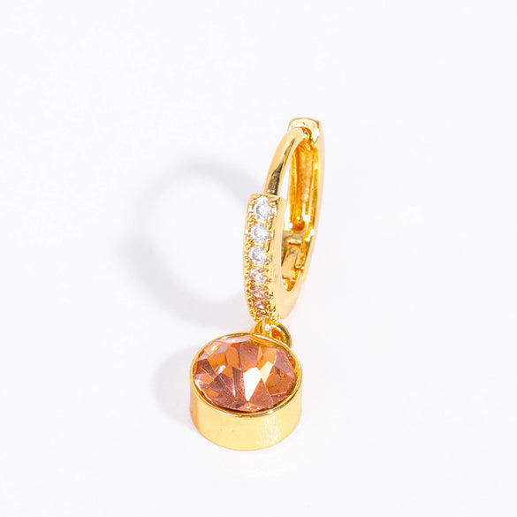 Wholesale Geometric Copper Inlaid Rhinestone Earrings For Women