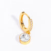 Wholesale Geometric Copper Inlaid Rhinestone Earrings For Women