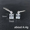 Wholesale Geometric Copper Square Diamond Pagoda Earrings For Women