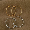 Wholesale Geometric Copper Star With Thin Round Ring Women's Earrings Electroplated