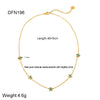 Wholesale Geometric Cross Chain Stainless Steel And Titanium Steel 18K Gold Plated Jewelry Set For Women