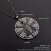 Wholesale Geometric Cross Crown Pendant Necklace Copper Electroplated Unisex