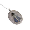 Wholesale Geometric Cross Crown Pendant Necklace Copper Electroplated Unisex