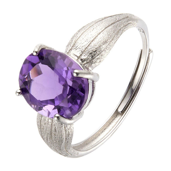 Wholesale Geometric Crystal S925 Sterling Silver 18K Gold Set With Gems Fashion Ring