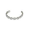 Wholesale Geometric Cshaped Adjustable Bracelets With Zircon Inlay Copper Light Luxury Style Jewelry Accessories