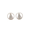 Wholesale Geometric Diamond Inlaid Copper Earrings For Women Light Luxury Style