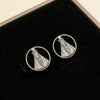 Wholesale Geometric Diamond Inlaid Copper Earrings For Women Light Luxury Style