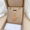 Wholesale Geometric Diamond Necklace Made Of Titanium Steel And Copper For Unisex