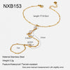 Wholesale Geometric Diamond Pattern Real Gold Plated Stainless Steel Wrist Chain Bracelet For Women