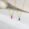Wholesale Geometric Diamond S925 Sterling Silver Cross Chain Pendant Necklace For Women