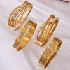 Wholesale Geometric Diamondencrusted 18K Gold Plated Stainless Steel Bracelet Jewelry Accessories