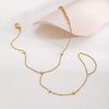 Wholesale Geometric Diamondencrusted 18K Goldplated Stainless Steel Jewelry For Women