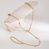 Wholesale Geometric Diamondencrusted 18K Goldplated Stainless Steel Jewelry For Women