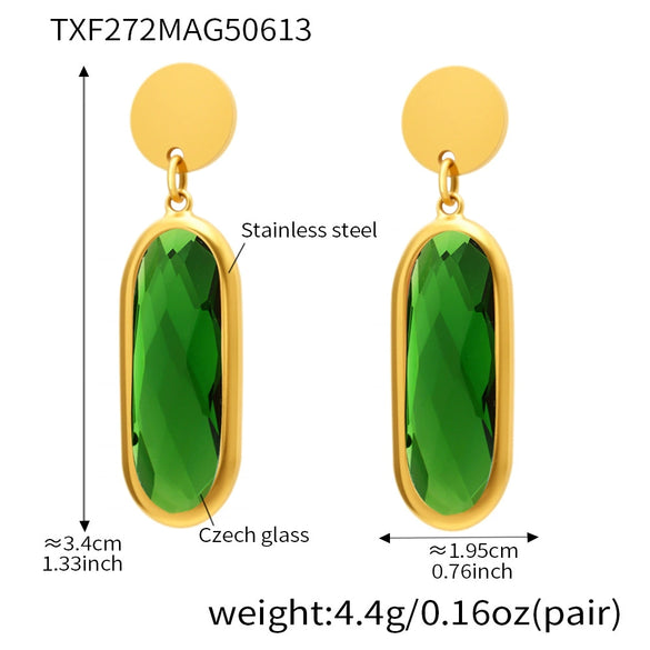 Wholesale Geometric Disccut 316L Stainless Steel Earrings Electroplated With 18K Gold Highend Fashion Jewelry For Women