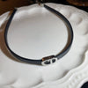 Wholesale Geometric Doublelayer Zircon Inlaid Copper Necklace With Real Gold Electroplated Ochain For Women